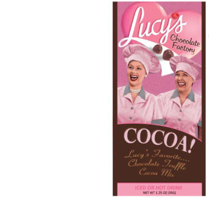I LOVE LUCY© Chocolate Factory Chocolate Truffle Cocoa Packet