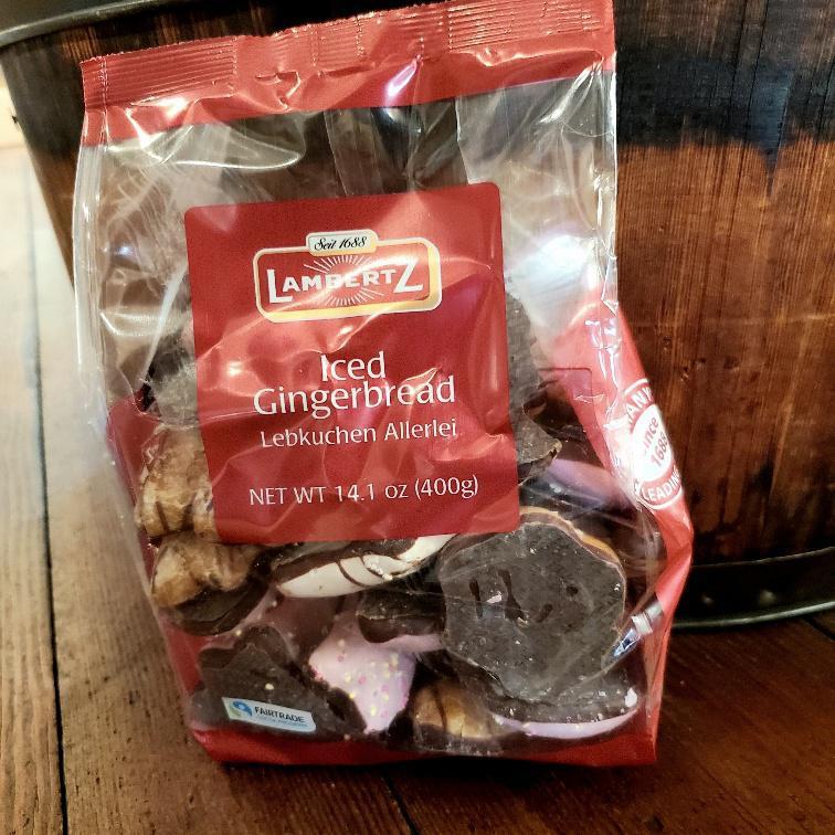 Iced Soft Gingerbread Lebkuchen Allerlei Chocolate Lambertz