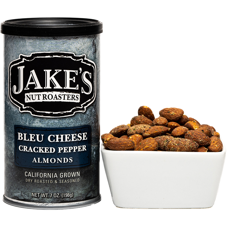 Jake's California Roasted Almonds | Bleu Cheese and Cracked Pepper