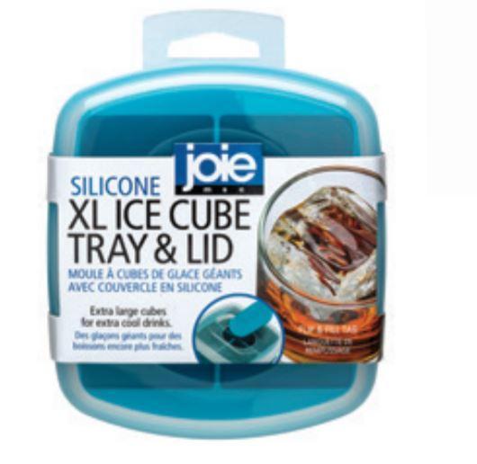 Joie Silicone Ice Cube Tray with Spill-proof Lid, Extra Large