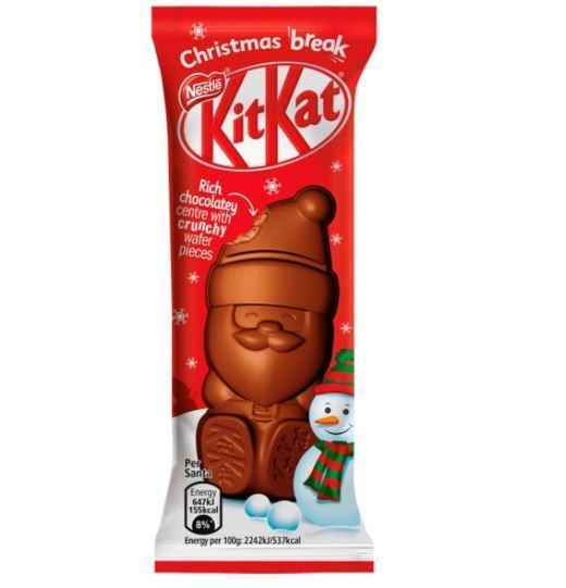 Kit Kat Chocolate Santa