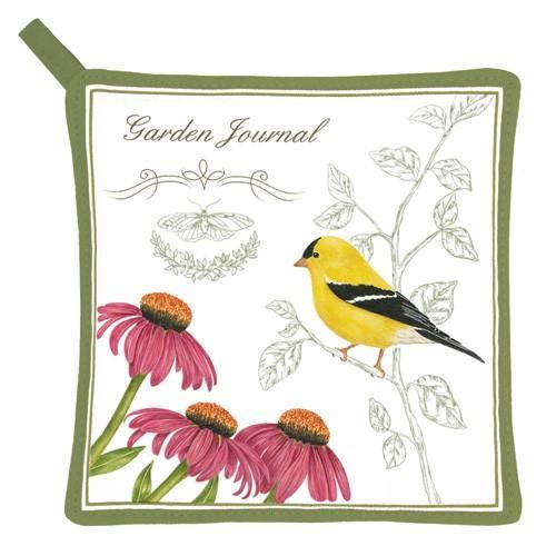 Kitchen Potholder Goldfinch
