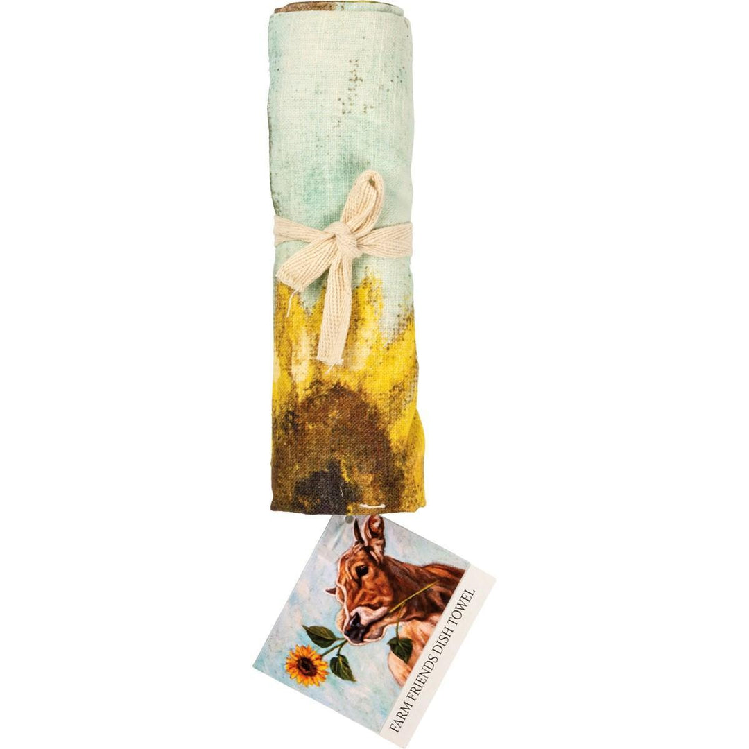 Kitchen Towel | Cow Floral