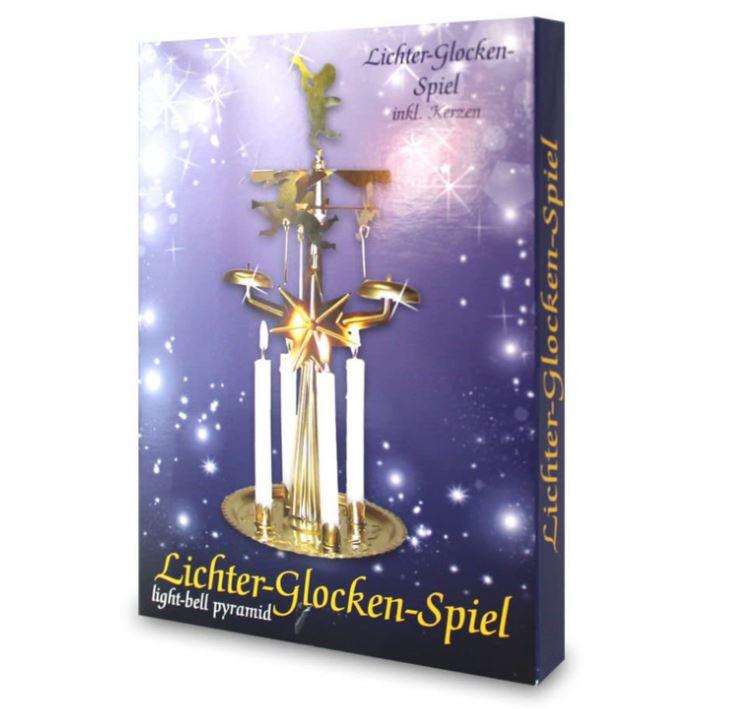 Kurt Adler Angel Chimes with 4 Candles