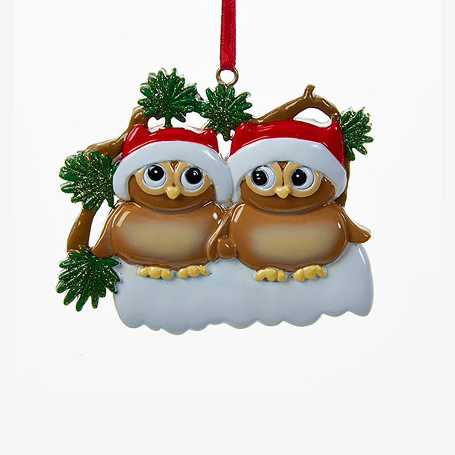 Kurt S. Adler Christmas Ornament Owl Family