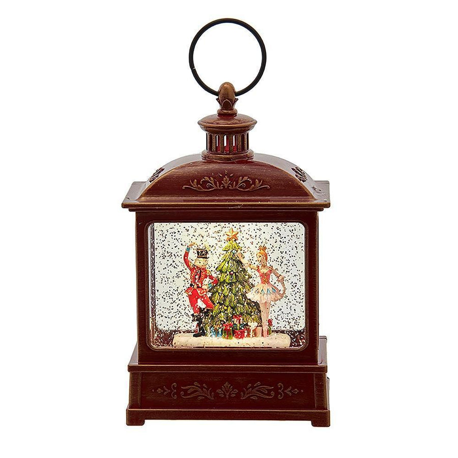 Kurt S. Adler Christmas Water Globe Lantern | Lighted Nutcracker