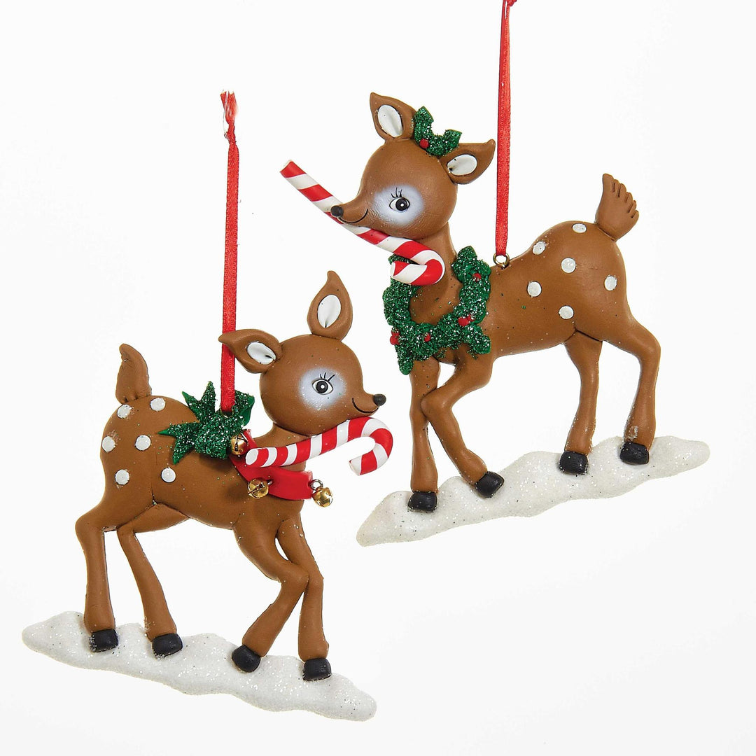 Kurt S. Adler Clay Dough Christmas Ornament Reindeer