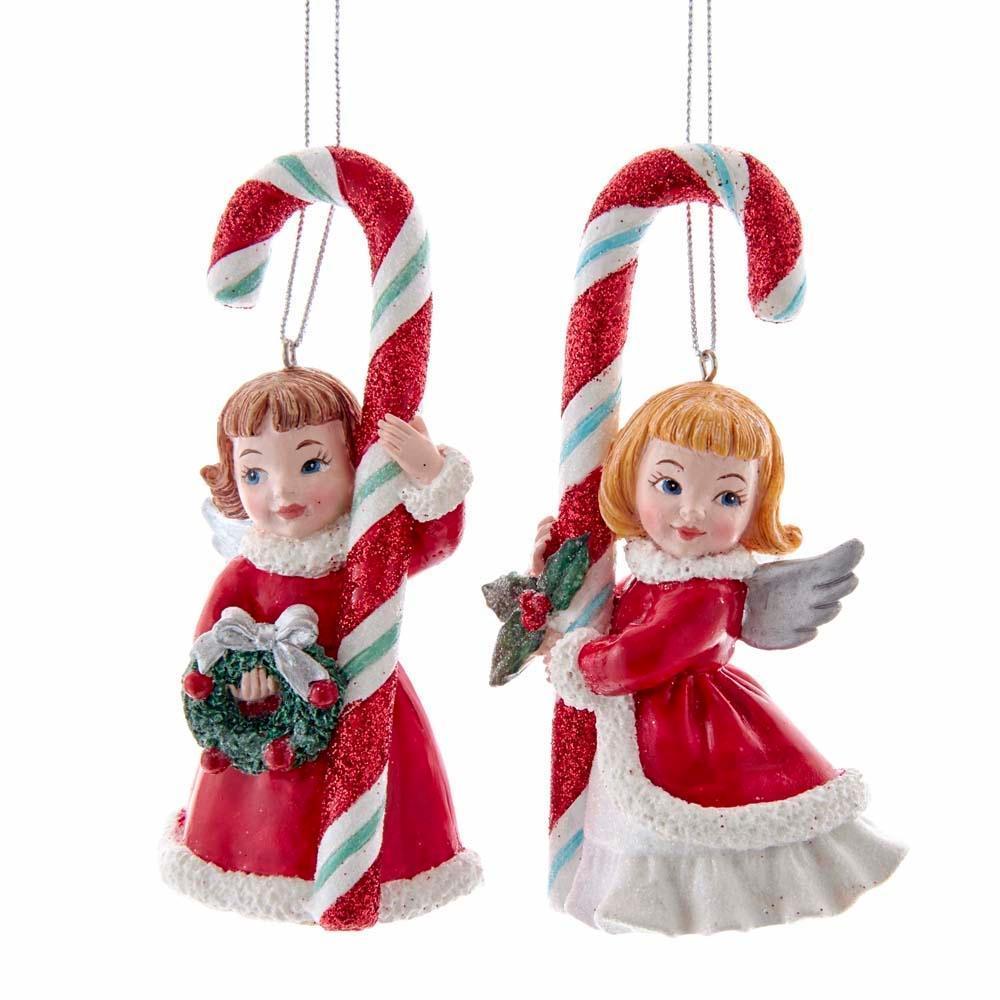 Kurt S. Adler Retro Angel with Candy Cane
