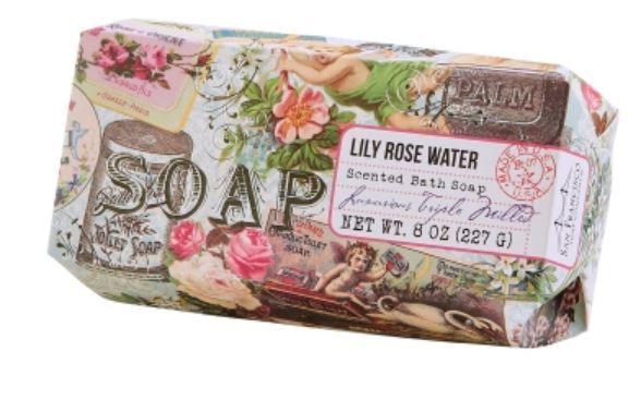 Lily Rose Water Scented Bath Soap