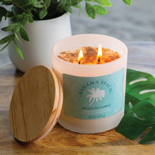 Limited Edition Double Wick Artisan Candle | Bahama Beach