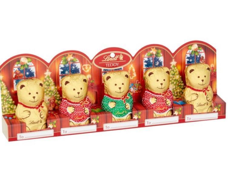 Lindt Holiday Chocolate Mini Teddy Bears