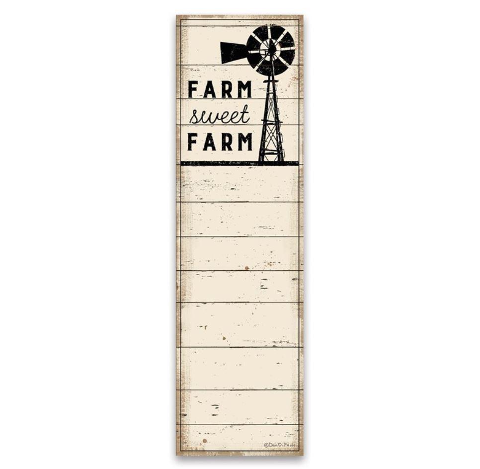 List Notepad |Farm Sweet Farm