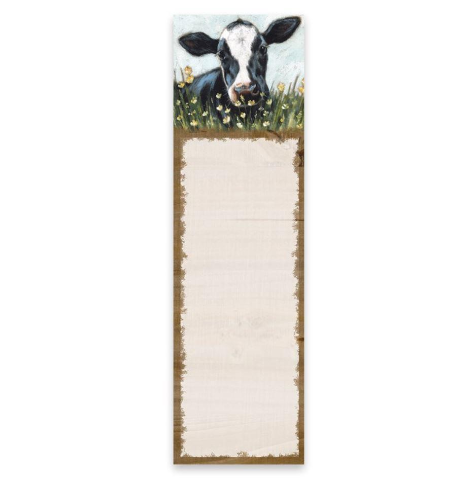 List Notepad | Farmhouse Cow