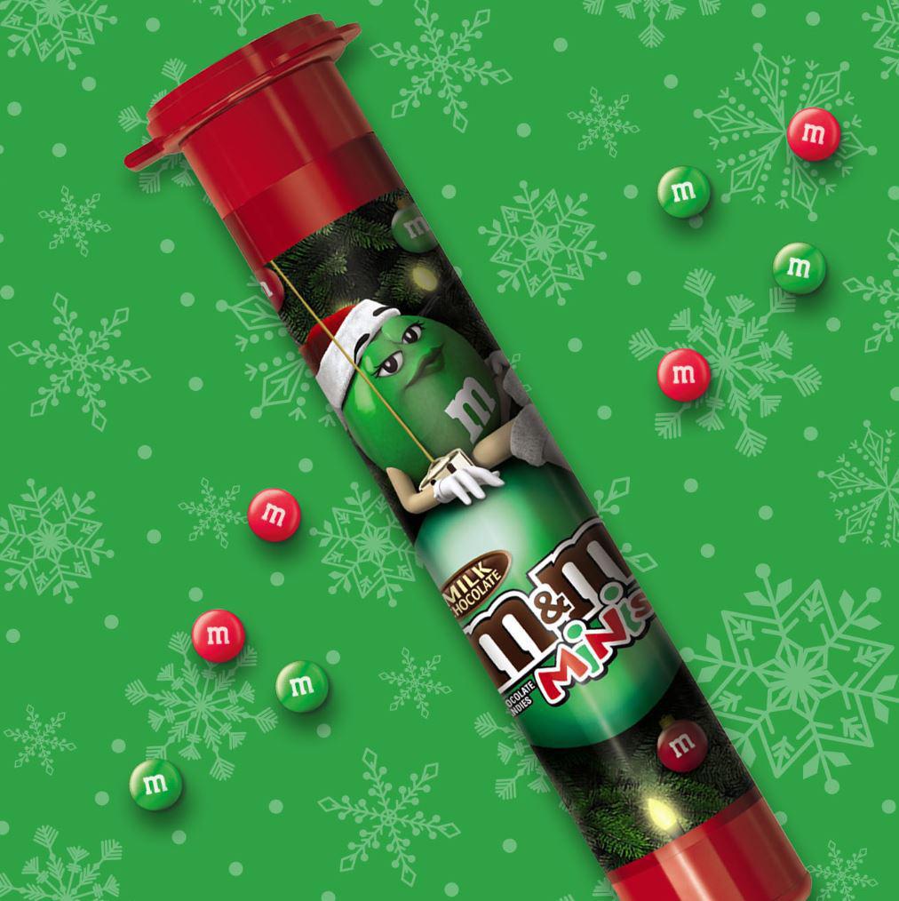 M&M's Minis Milk Chocolate Mega Christmas Tube