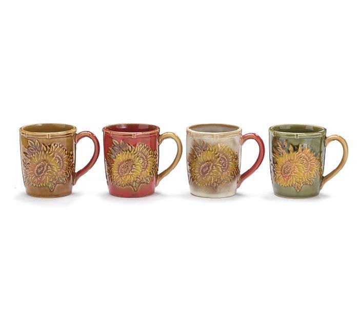 Marbleized Porcelain Mug | Sunflower