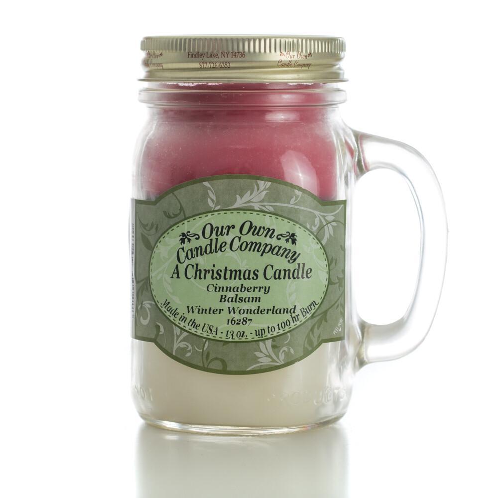 Mason Jar Candle | Christmas Tripple