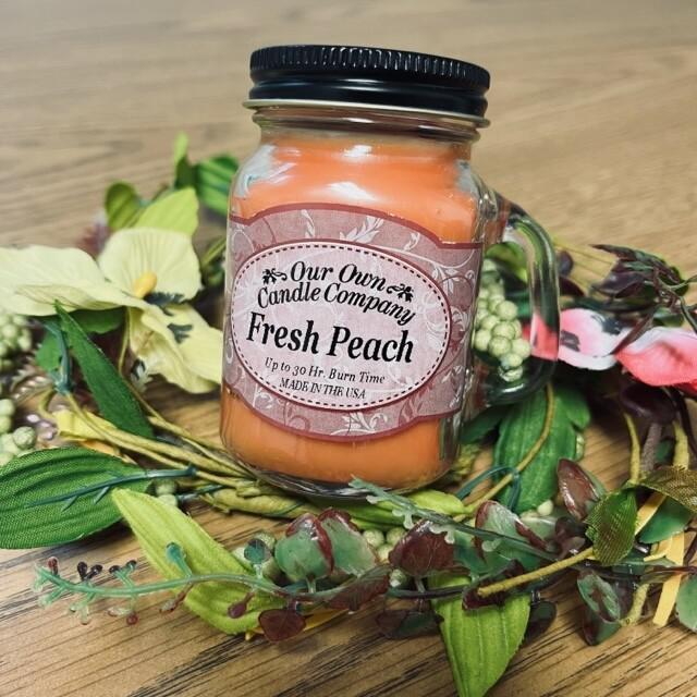 Mason Jar Candle | Fresh Peach