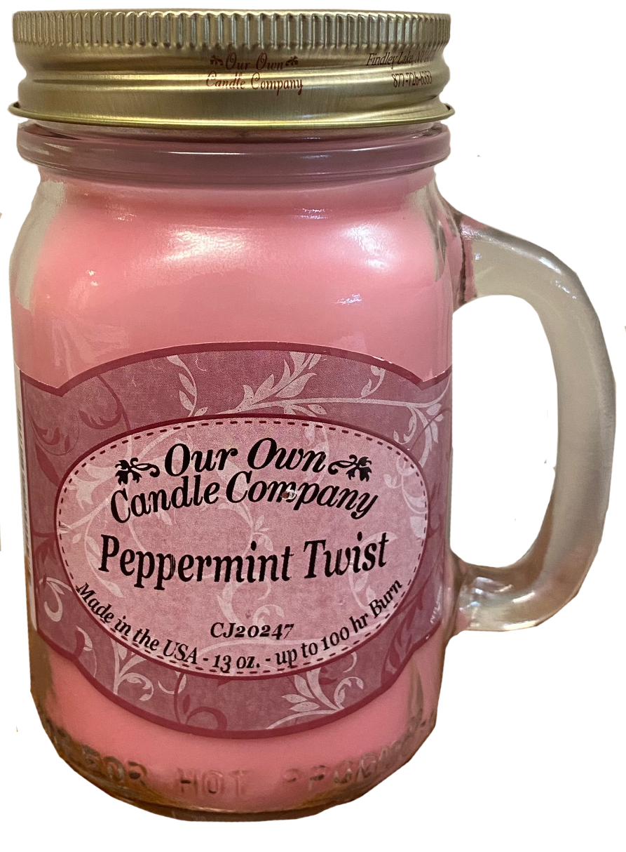 Mason Jar Candle | Peppermint Twist