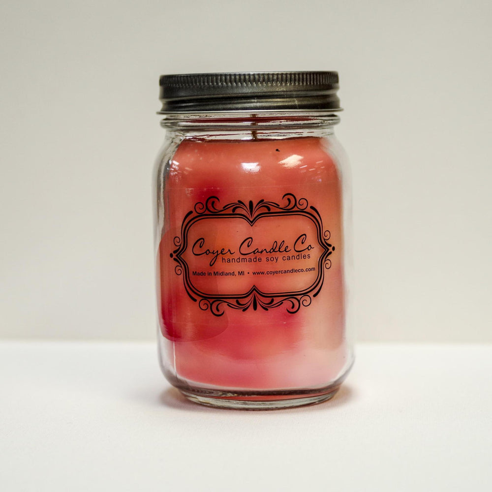 Mason Jar Soy Candle Cherry Lemonade Stand