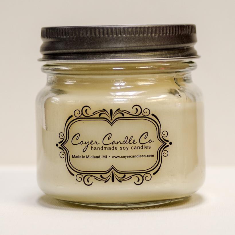 Mason Jar Soy Candle Coconut Almond