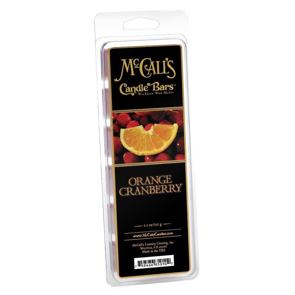 McCall's Candle Bar Wax Melt | Orange & Cranberries