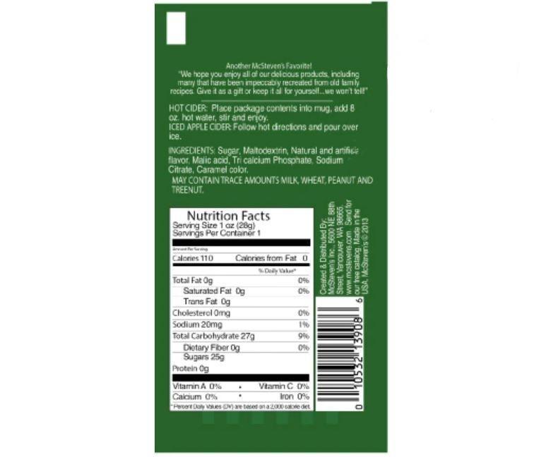 McSteven's Spiced Apple Cider Mix