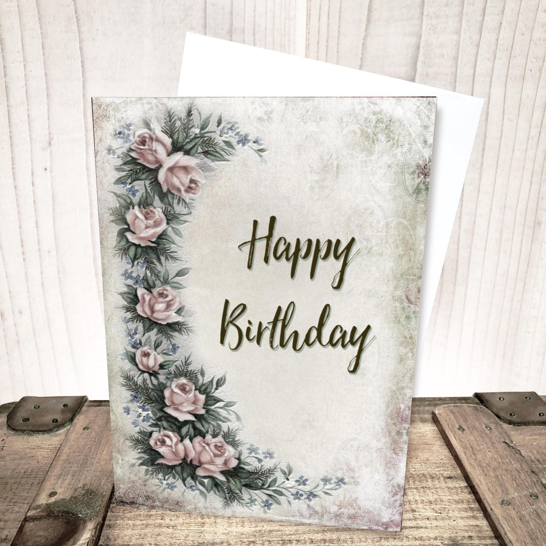 Mini Roses Birthday Card by Yesterday's Best