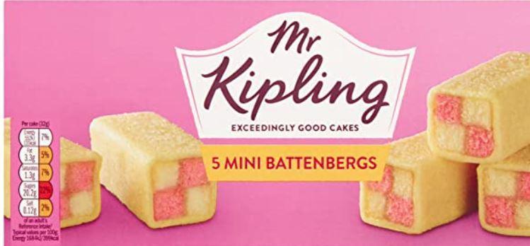 Mr Kipling Cakes Mini Battenbergs