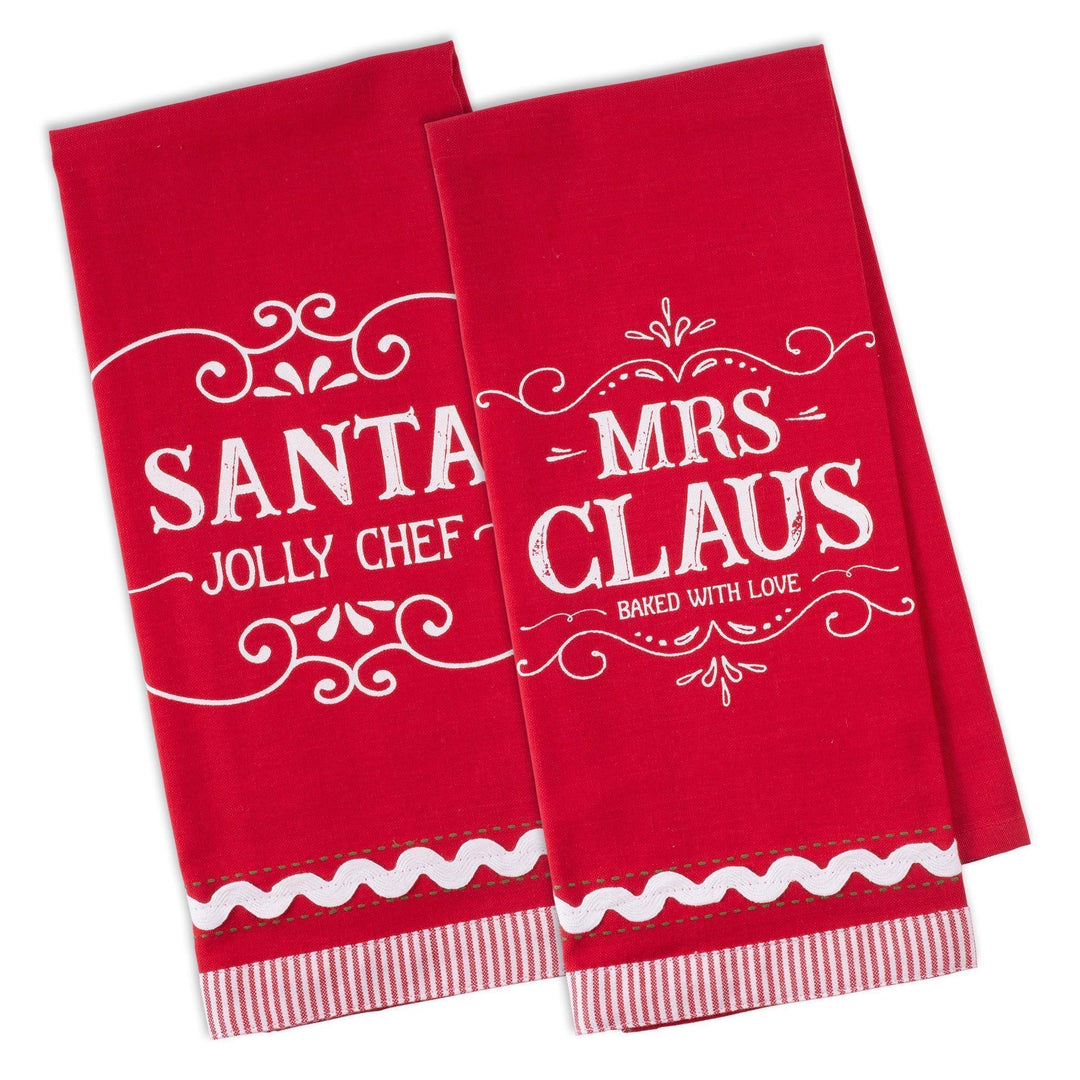 Mr. & Mrs. Claus Kitchen Towel Set