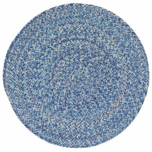 Multi Blue Braided Cotton Placemat