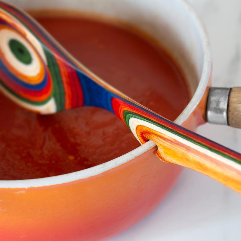 Notched Spoon Marrakesh Birched Wood Collection