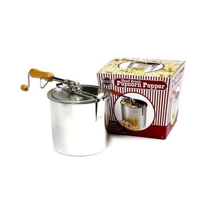 Old Time Hand Crank Popcorn Popper