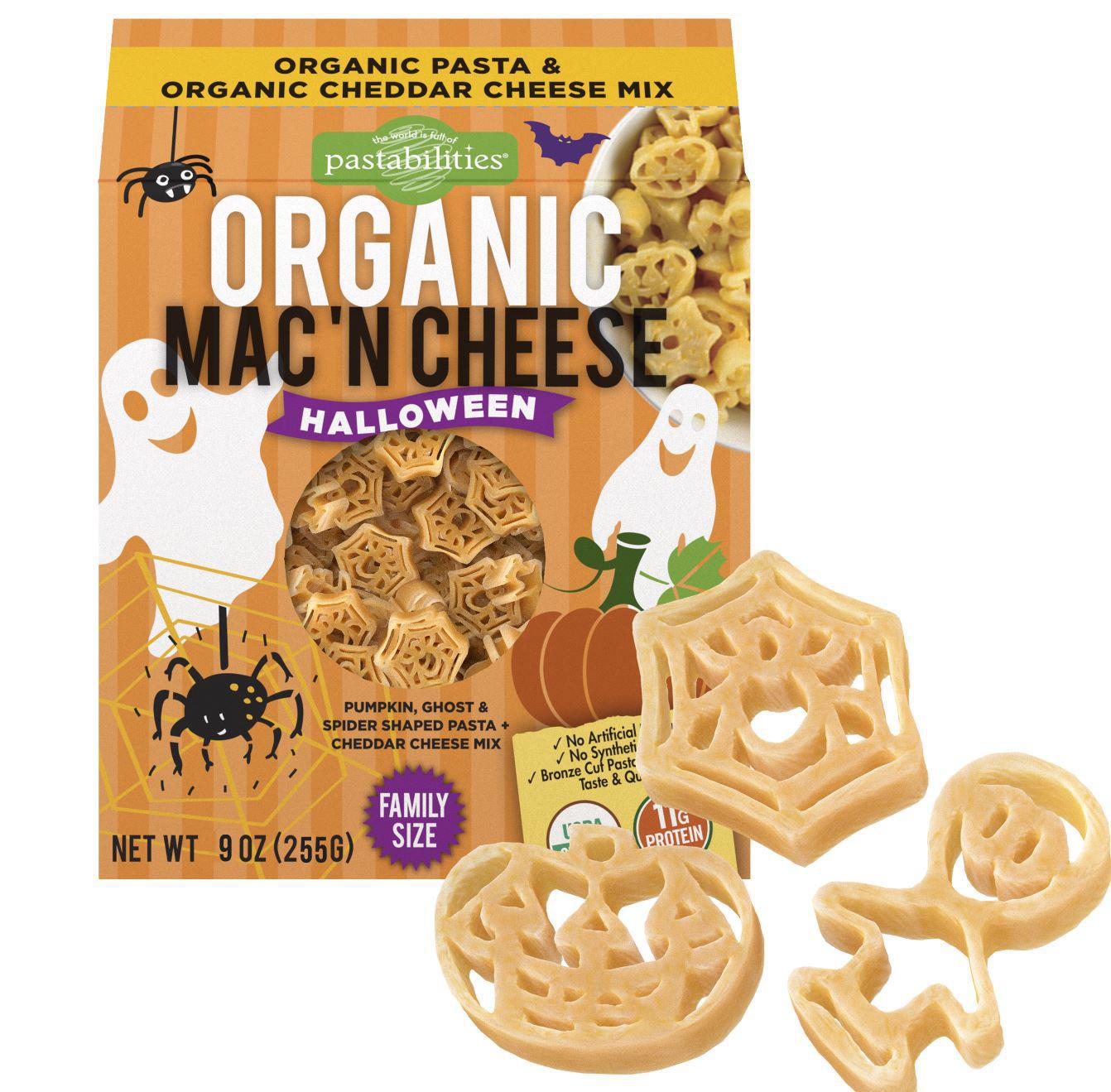 Organic Mac 'n Cheese Halloween Shaped Pasta
