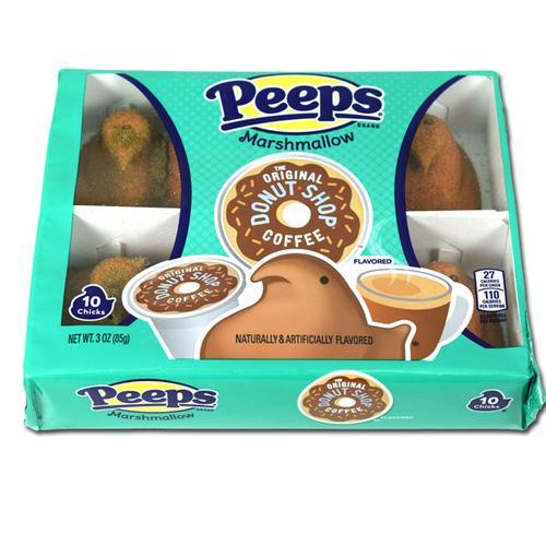 Peeps Donut Shop Coffee Marshmallow Chicks