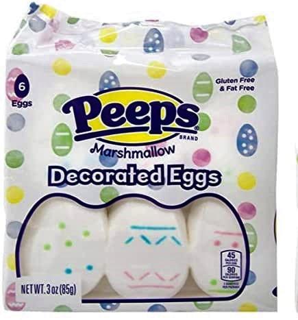 Peeps Marshmallow Decorated Eggs