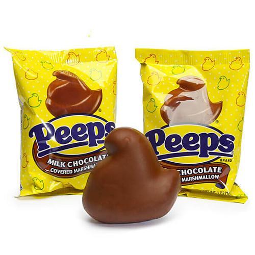 Peeps Milk Chocolate Covered Marshmallow Chick