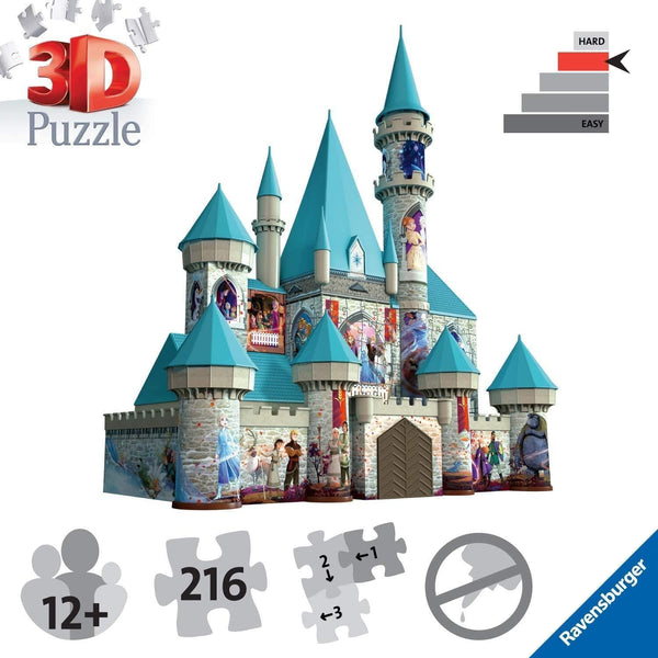 Ravensburger - 3D - Disney Castle - 216 Piece Jigsaw Puzzle 
