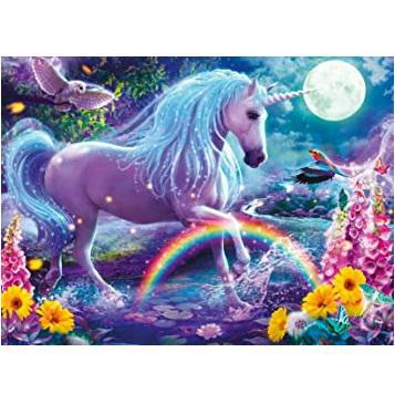 Ravensburger Jigsaw Puzzle | Glitter Unicorn 100 Piece