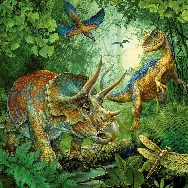 Ravensburger Jigsaw Puzzle Trio | Dinosaur Fascination 3 x 49 Piece