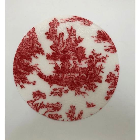 Decorative Silicone  Jar Opener | Toile Red
