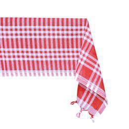 Farmhouse Table Cloth Red