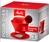 Melitta Pour-Over Coffee Brewing Cone Red