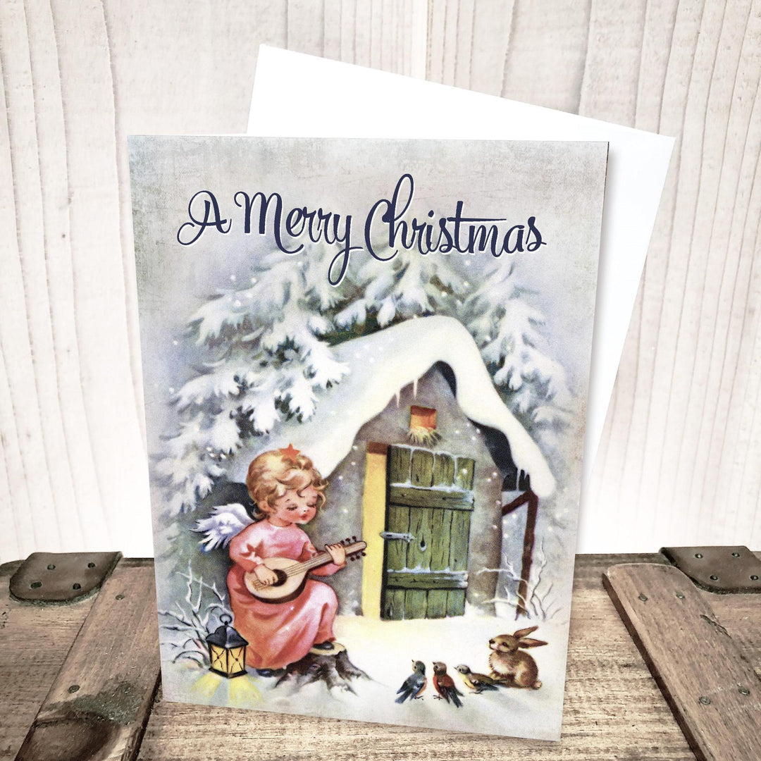 Retro Angel Christmas Card by Yesterday's Best