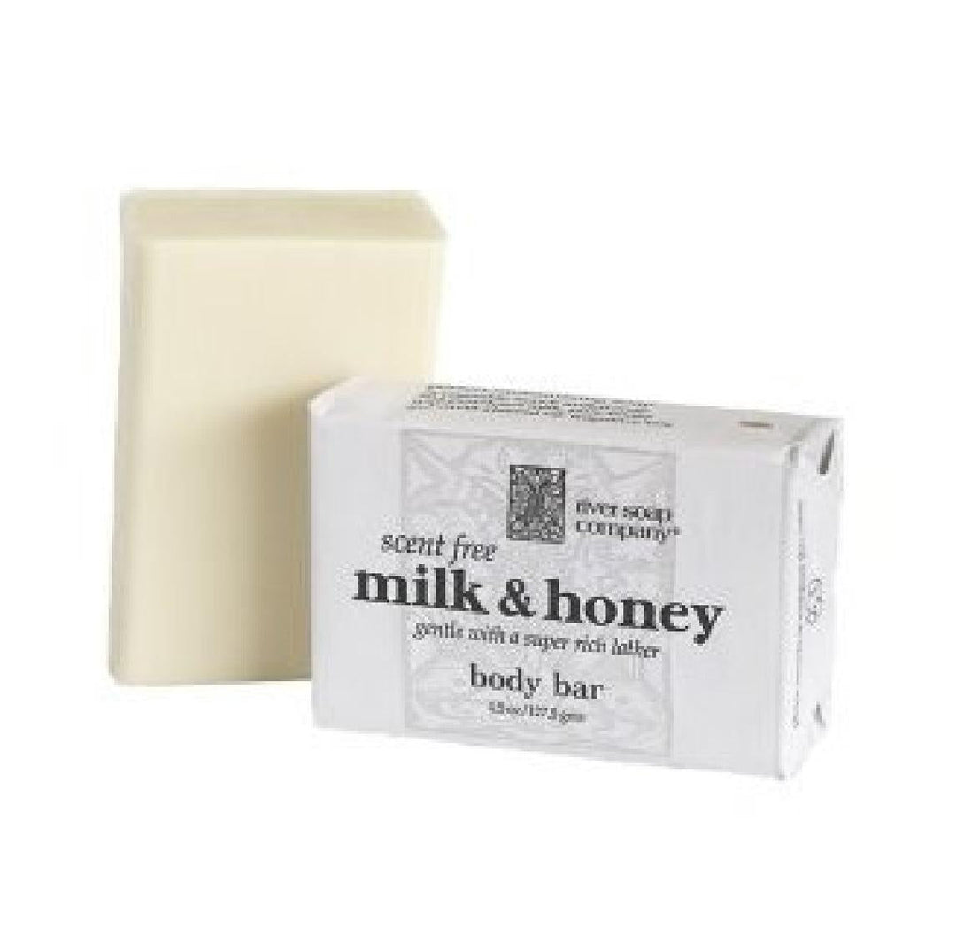 River Soap Company French Milled Soap | Milk & Honey