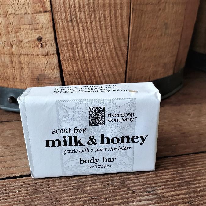 River Soap Company French Milled Soap | Milk & Honey