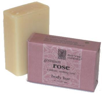 River Soap Company French Milled Soap | Rose Geranium