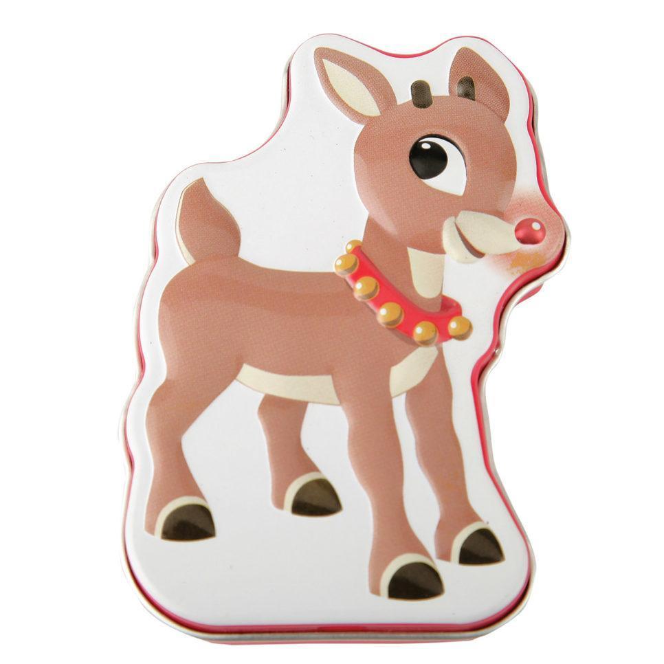 Rudolph Reindeer Cherry Candies Tin