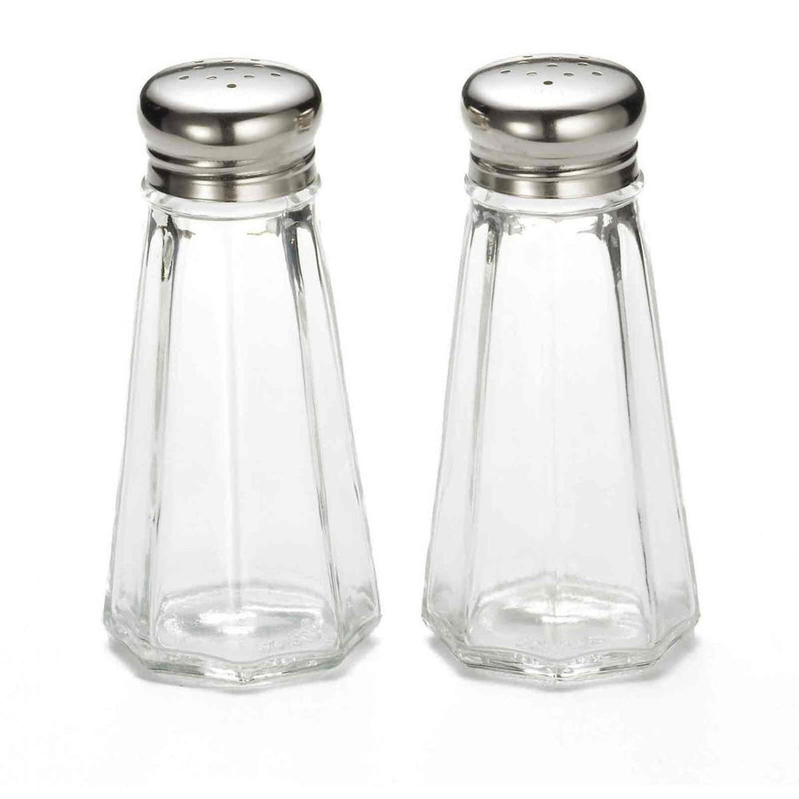 Salt & Pepper Shakers | Paneled Salt and Pepper Shaker Set