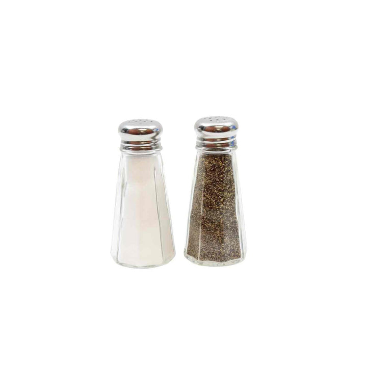 Salt & Pepper Shakers | Paneled Salt and Pepper Shaker Set