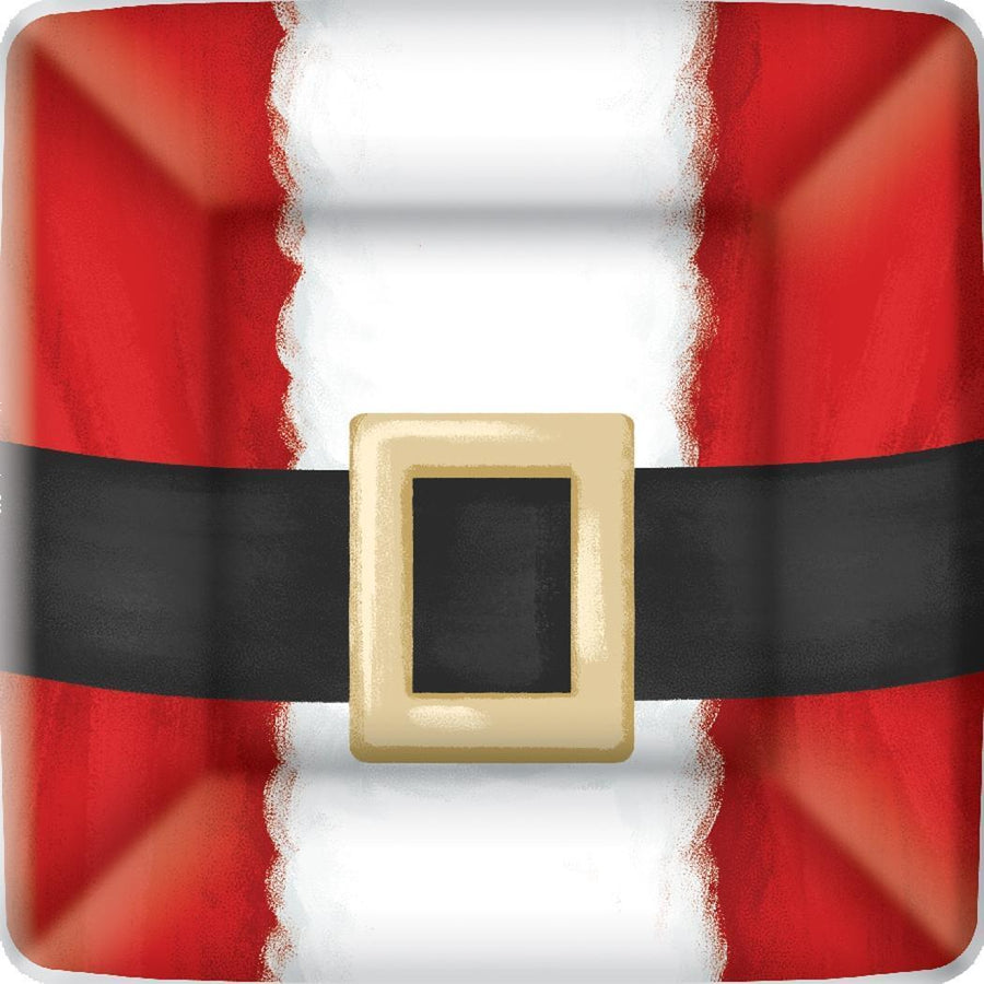 Santa Suit Paper Dessert Plates